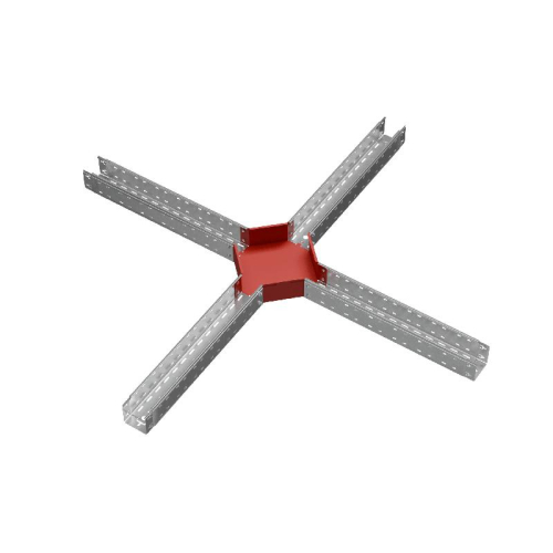 Разветвитель для лотка Х-образ. 100х100мм "ПЛЮС" HD85 КМ PL18576