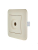 Розетка телевизионная оконечная TV СП ASTI IP20 в сборе крем. LEZARD 7081-0303-130