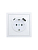 Розетка 1-м СП ZIMA IP20 Type-C + USB с заземл. механизм бел. LEZARD 704-0288-181TC