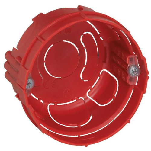 Коробка монтажная СП 1-м 2мод. Batibox Г=40мм d67мм кругл. для кирпич. стен с винтами Leg 080108