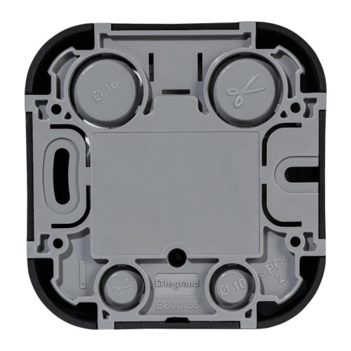 Розетка компьютерная 1-м ОП Quteo RJ45 кат.5E UTP черн. матов. IEK 782480