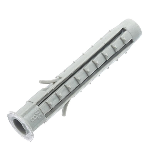 Дюбель 6х50 распорный с манжетом шипами и усами европодвес (уп.18шт) СТРОЙМЕТИЗ UTORM2330071