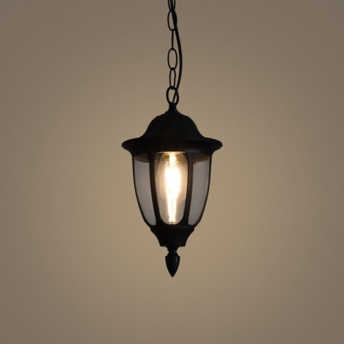 Светильник Frak 1х13Вт E27 IP44 подвесной Voltega VGL7305PL-01B