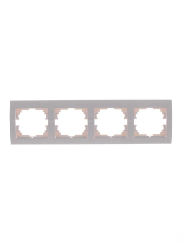Рамка 4-м Deriy горизонт. бел. LEZARD 702-0200-149