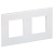 Рамка 2-м SKANDY SK-F22W стекло арктич. бел. IEK SK-M22-G-K01