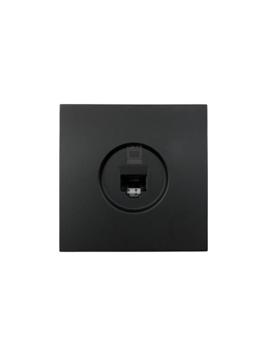 Розетка компьютерная 1-м СП ZIMA IP20 механизм черн. бархат LEZARD 704-4288-140