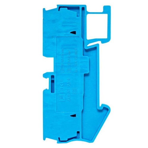 Колодка клеммная ST-2.5 31А 4 вывода пружинная син. PROxima EKF plc-st-2.5-4-blue