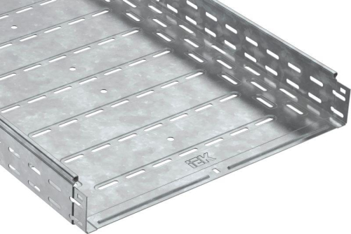 Лоток листовой перфорированный 500х80 L3000 сталь HDZ IEK CLP10-080-500-3-M-HDZ