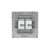 Розетка компьютерная 2-м KANT RJ45 кат.5E без шторки бел. магнолия DKC 7000664