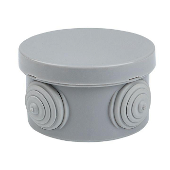 Коробка распаячная КМР-040-039 наружная с крышкой 85х40 4 мембранных ввода IP54 розн. стикер PROxima EKF plc-kmr-040-039-r