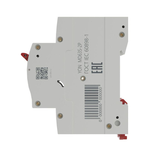 Выключатель автоматический модульный 2п C 10А 4.5кА YON max MD63S YON MD63S-2PC10