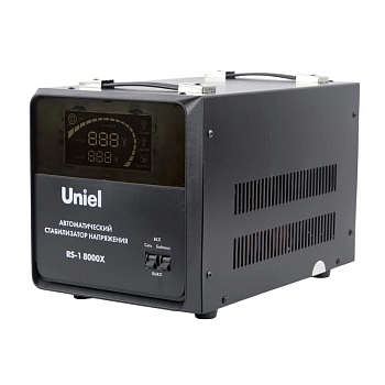 Стабилизатор напряжения RS-1 8000X 8000В.А 1ф релейный напольн. TM Uniel UL-00012859