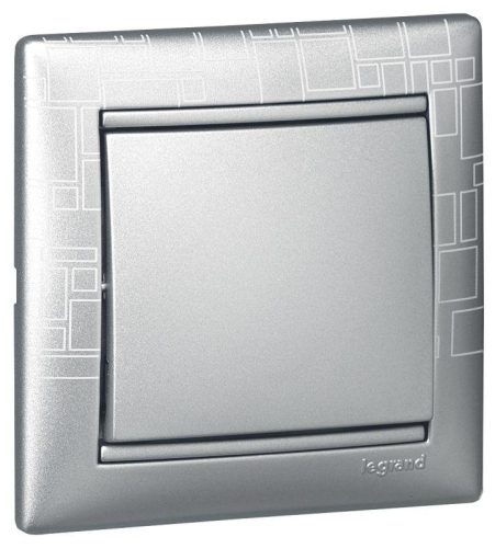 Рамка 1-м Valena алюм. модерн Leg 770341