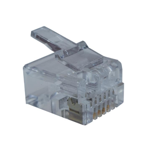 Коннектор 6P6C (RJ-11) (уп.100шт) SUPRLAN 10-0228
