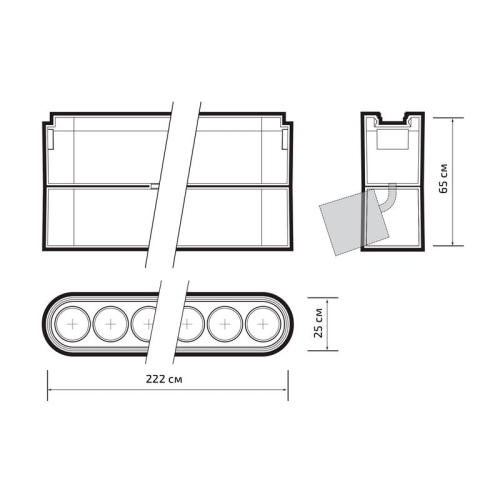 Светильник светодиодный трековый Метр (MTR)16 1312R 12Вт 3000К IP20 spot 36град. BL низковольтный черн. Pro JazzWay 5056992