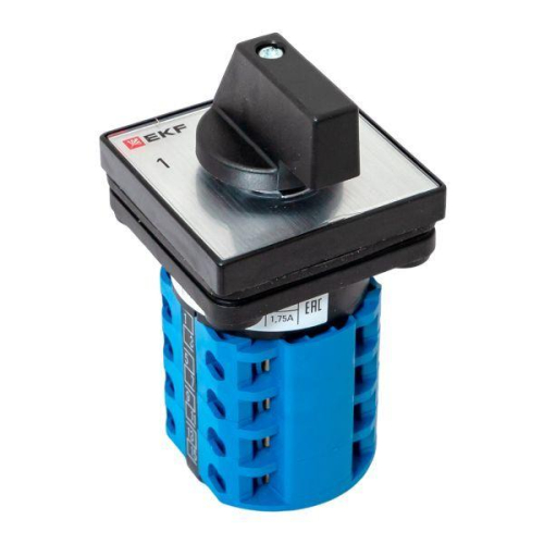 Переключатель кулачковый ПК-1-24 4п 10А "1-0-2" IP65 EKF pk-1-24-10-65