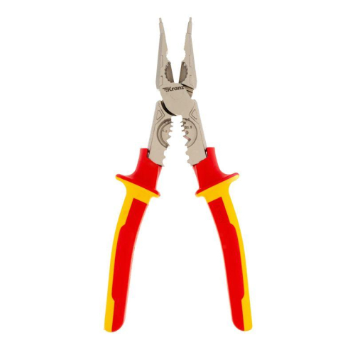 Плоскогубцы многофункциональные диэлектрические 238мм со съемником Kranz KR-12-4657-3