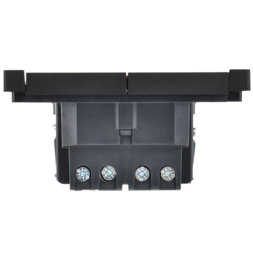 Выключатель перекрестный 2-кл. СП FORTE&PIANO 10А FP112 черн. IEK FP-V23-0-10-1-K02