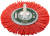 Корщетка-колесо нейлоновая со штифтом 100мм FIT 38610 Корщетка-колесо нейлоновая со штифтом 100мм FIT 38610
