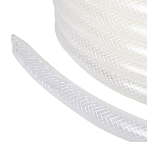 Шланг поливочный "Силикон" трехслойный армированный 3/4дюйм 50м прозр. Вихрь 73/7/2/32