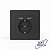 Розетка 1-м СП Pixel с заземл. с 2-мя заряд. устр. USB тип A+A IP20 механизм карбон TOKOV ELECTRIC TKE-PX-R1U2A-C14