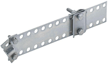 Держатель проводника круглого 5-10мм вод. труб. до 30мм оцинк. сталь HDZ IEK ZDP81-14-7-30