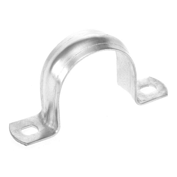 Скоба крепежная двухлапковая СМД d14-15мм метал. (уп.100шт) Промрукав PR08.2545