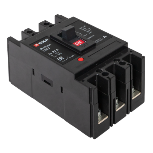 Выключатель автоматический 3п 32А 15кА LS63 ProPact EKF mccb-63-15-3-32-ls