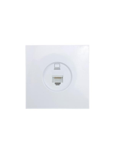 Розетка компьютерная 1-м СП ZIMA IP20 кат.5 механизм бел. LEZARD 704-0288-139