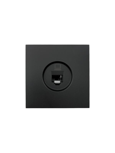 Розетка компьютерная 1-м СП ZIMA IP20 механизм черн. бархат LEZARD 704-4288-139