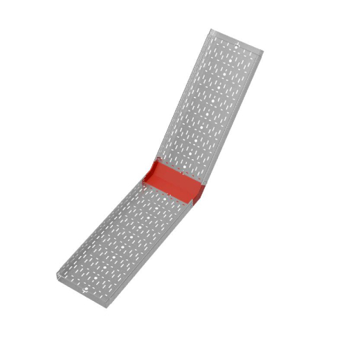 Угол для лотка вертикальный внутренний 45град. 80х400мм "ПЛЮС" HD85 КМ PL17712