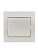Выключатель 1-кл. СП Deriy 10А жемчуж./бел. метал. LEZARD 702-3030-100