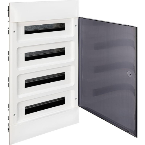 Щиток пластиковый встраиваемый Practibox S 4х18 дым. дверь Leg 137559