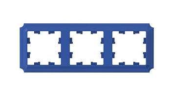 Рамка 3-пост. AtlasDesign Antique универс. аквамарин SE ATN101103