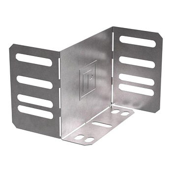 Переходник упрощенный горизонт. на 100мм Н100 0.7мм Промрукав PR16.1050