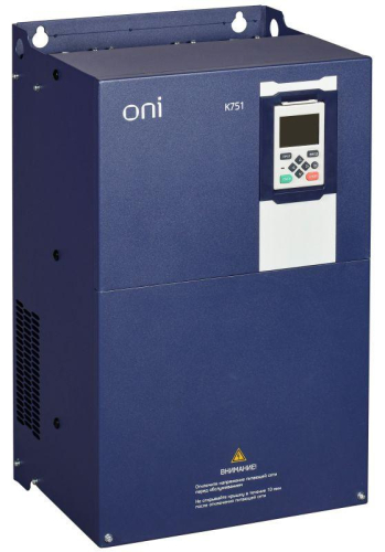 Преобразователь частоты K751 380В 3Ф 55-75кВт 112-150А ONI K751-33-5575M