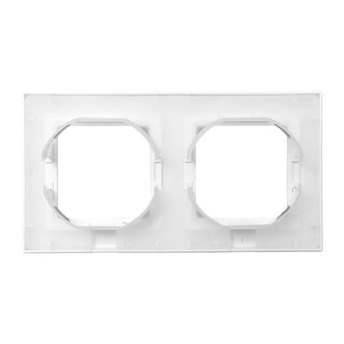 Рамка 2-м Эпика IP44 пластик бел. EKF UP1-FPW-02-44