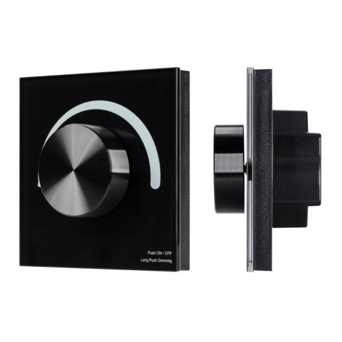 Панель SMART-P1-DIM-G-IN Black (3В Rotary 2.4G) (IP20 пластик) Arlight 033753