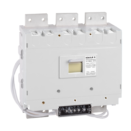 Выключатель автоматический 3п 1600А 80кА ВА55-43-334710 УХЛ3 РЕГ 690В AC НР=230В AC/220В DC КЭАЗ 245992