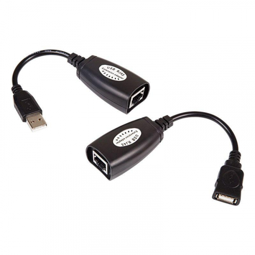 Удлинитель USB по витой паре (8p8c) Rexant 18-1176