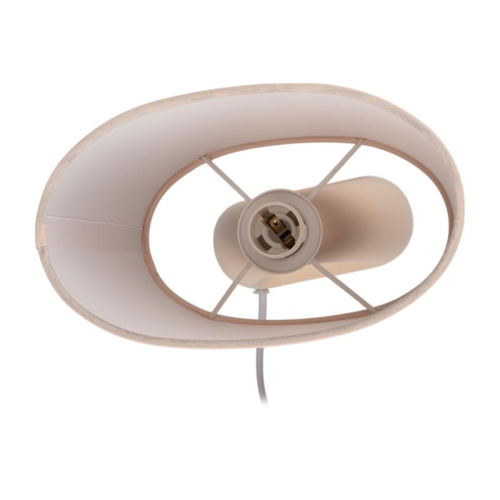 Светильник настольный JH2-01-iv E14 IP20 170х100х300мм керамика; ткань; PVC-пластик беж. JazzWay 5062306