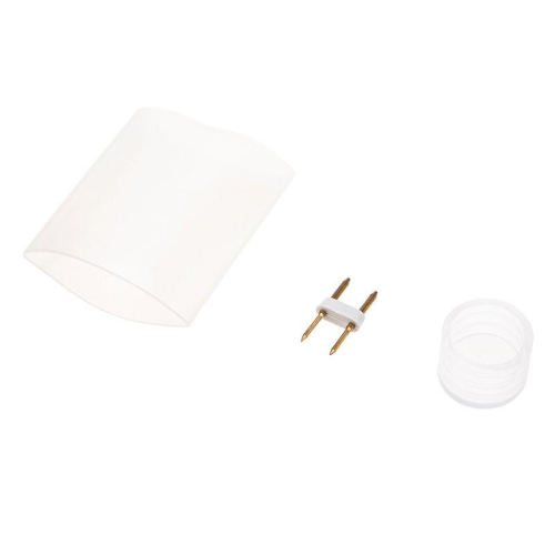 Набор установочный для Гибкого неона 16х16мм формы D (шнур питания каучук с диодным мостом и вилкой заглушка переходная муфта игла) 1.5м Neon-Night 134-501