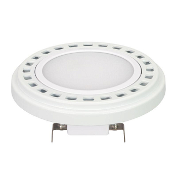 Лампа AR111-UNIT-G53-12W- Day4000 (WH 120 deg 12В) металл Arlight 025637