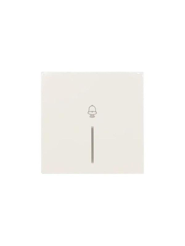 Кнопка звонка с индик. СП ZIMA IP20 безвинт. зажим слон. кость LEZARD 704-9088-108QC