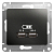 Розетка USB 2-м СП Glossa тип A+A 5В/2100мА 2х5В/1050мА механизм антрацит SE GSL000733