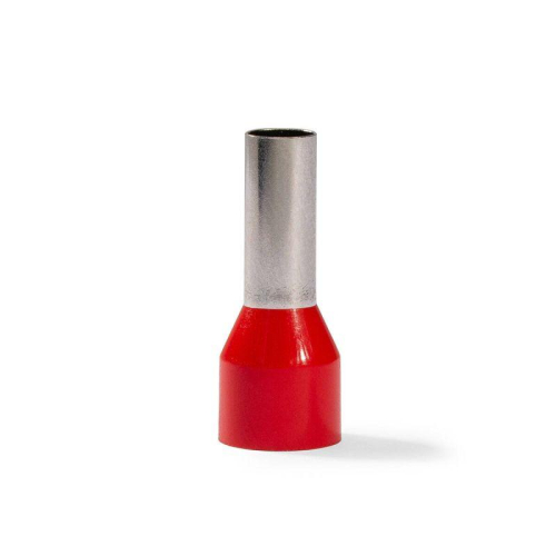 Наконечник штыревой втулочный изолированный НШВИ 10-12 ЕВРО красн. КВТ 103207