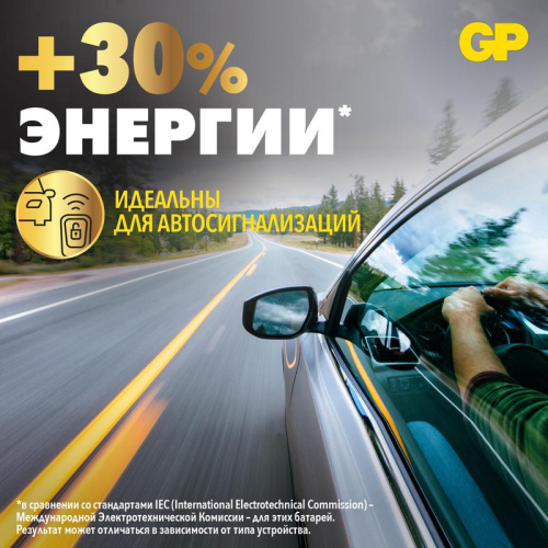 Элемент питания литиевый CR2032 CR2032-2CRU2 20/1200 (блист.2шт) GP 17041