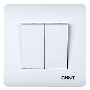 Выключатель 2-кл. 10А 250В CHINT 715381