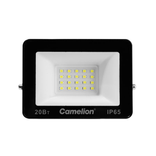 Прожектор светодиодный LFL-2004 C02 LED SMD 20Вт IP65 6500К 2000лм 230В 113х102х24 черн. Camelion 16330