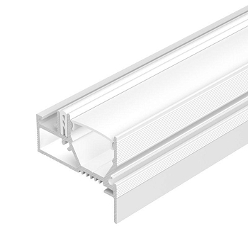 Профиль STRETCH-20-WALL-D-SIDE-2000 WHITE L2000 алюм. Arlight 042945
